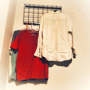 Steel Rugged Wall Hanging Rack Space Saver